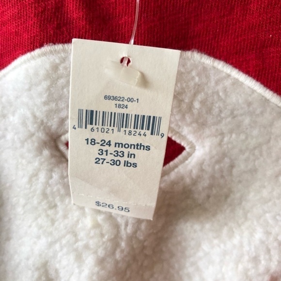 Baby Gap Red Santa Christmas Sweater 18-24 M - Picture 5 of 7